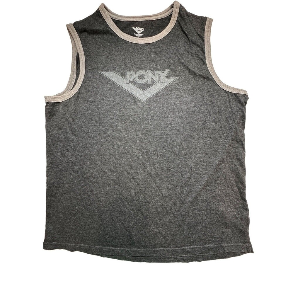 Pony Brand Tank Top Muscle Shirt XL Grey